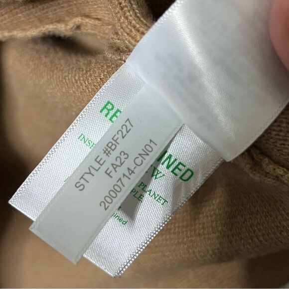 J Crew Sweater Blazer Women’s Size Small Camel 100% Cotton Knit Jacket Classic - Picture 8 of 8